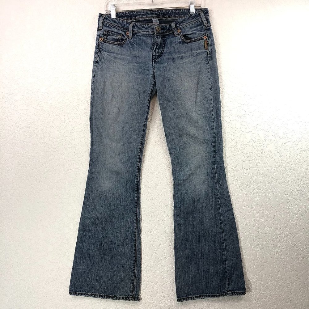 Silver Mirage Flare Leg Jeans Size 30/35